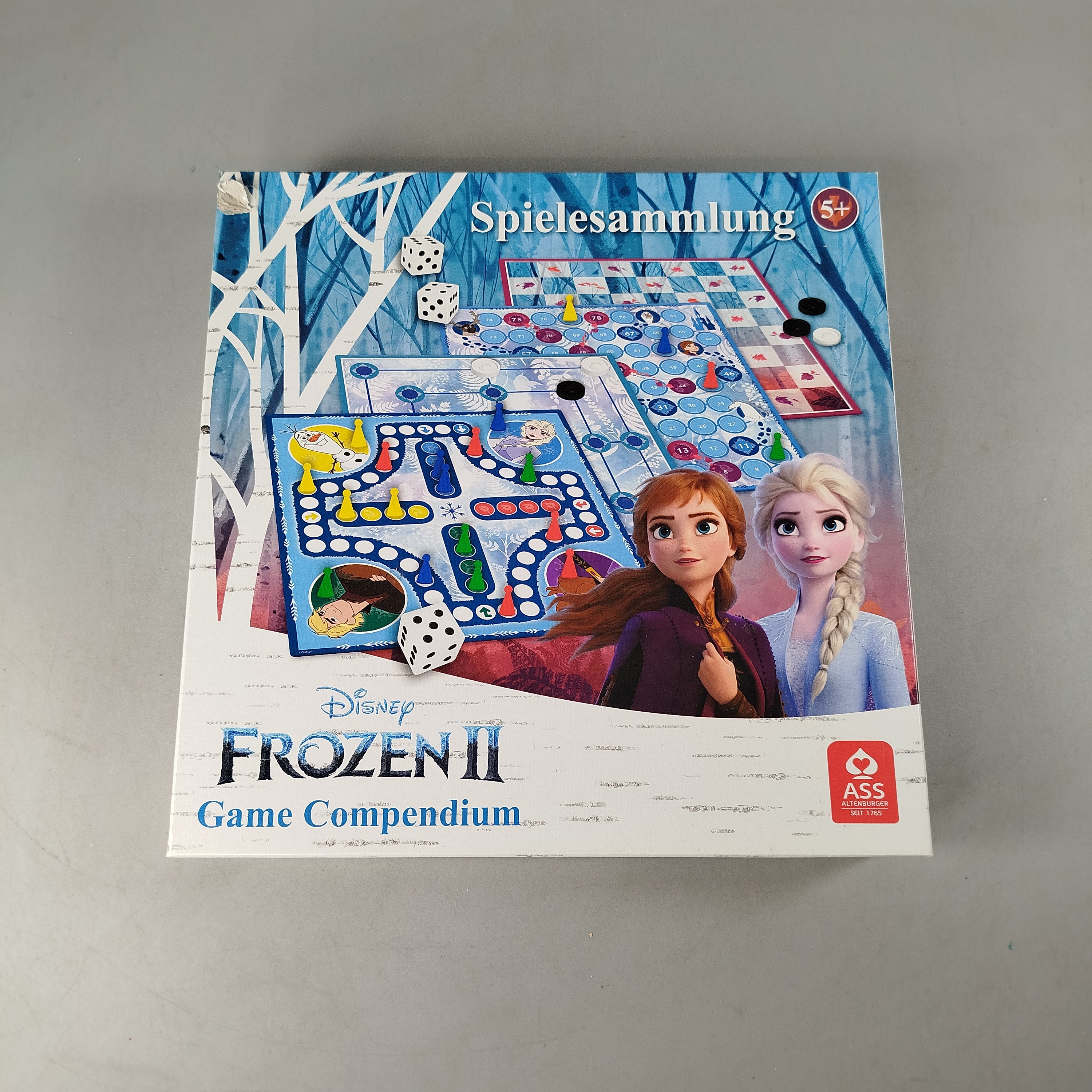 ASS Altenburger Frozen II Spielesammlung Brettspiel, ab 3 Jahre